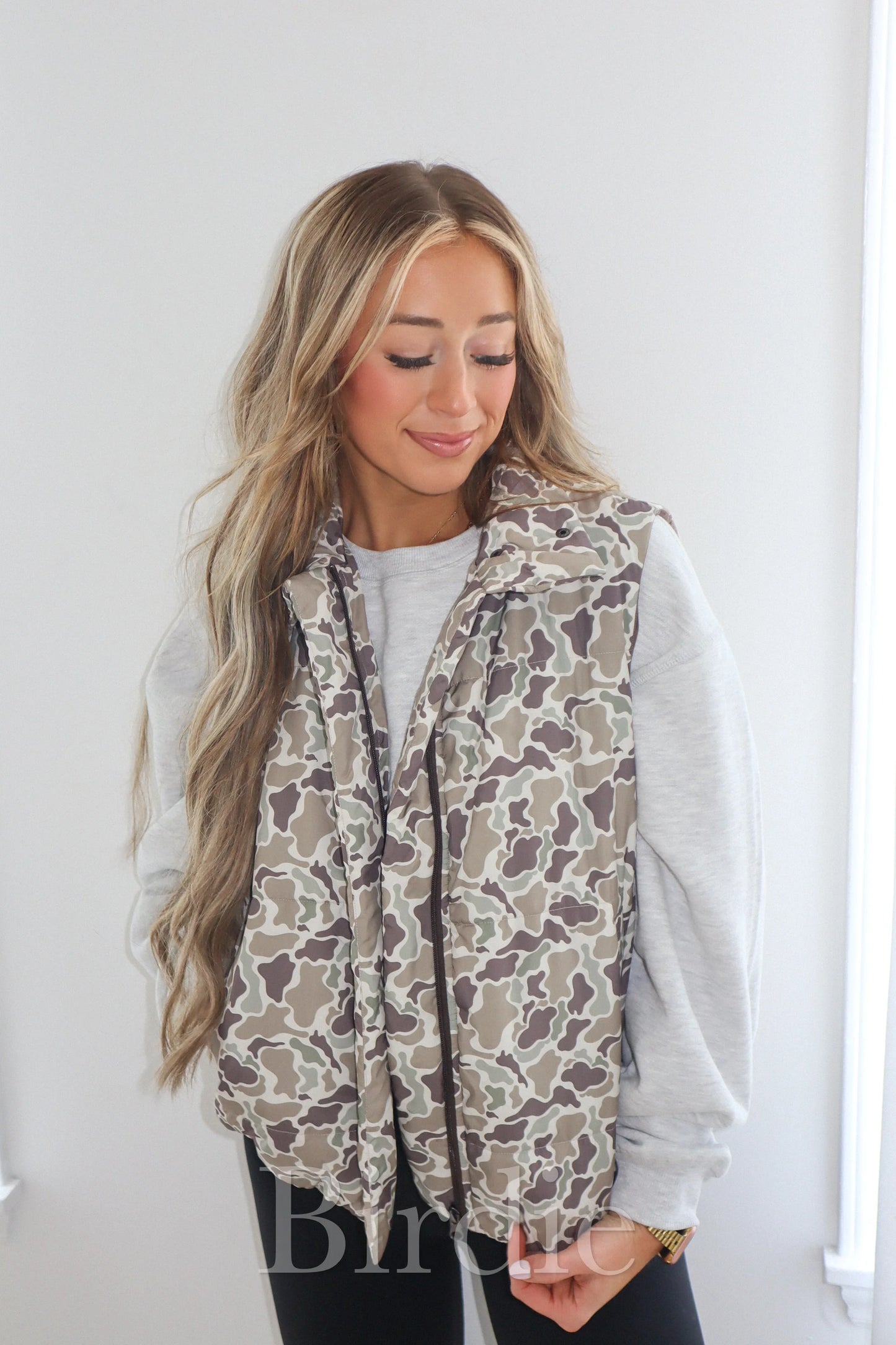 BIRDIE PREORDER Camo Puffer Vest