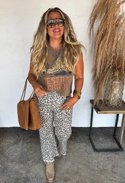 PREORDER- URBAN NON DISTRESSED CHEETAH JEAN
END OF OCT