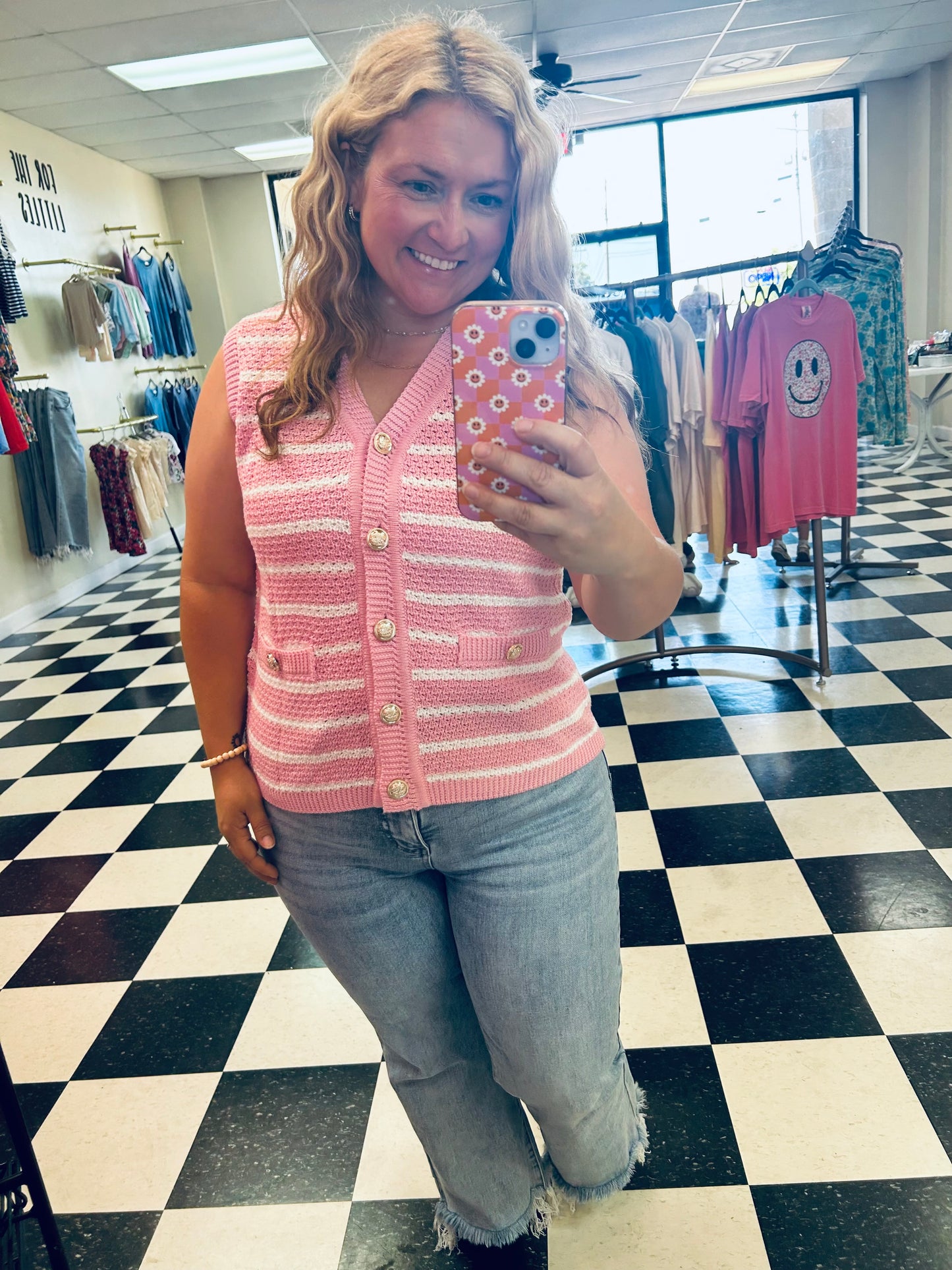 Chloe Striped Sweater Top