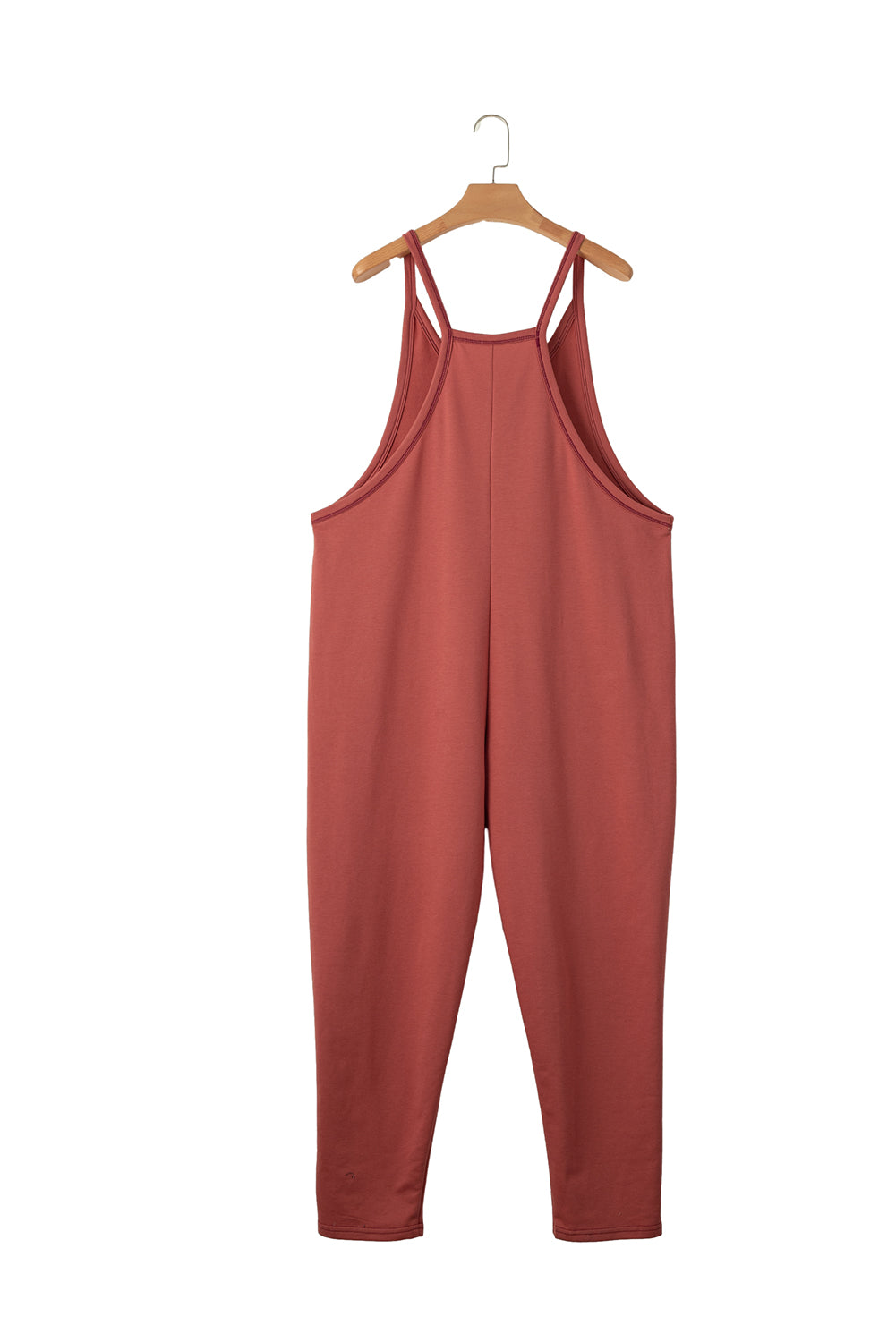 Solid Color Loose Fit Jumpsuit